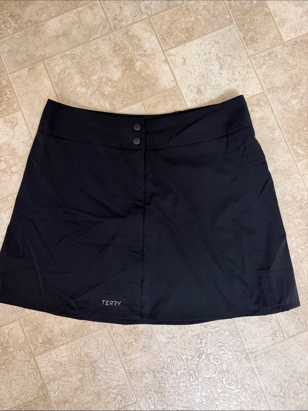 Terry Women's Black Active Skirt